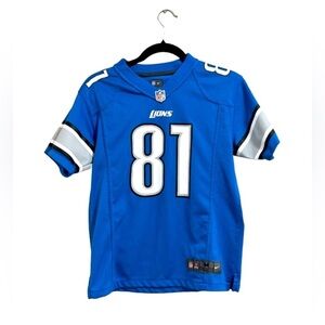 NFL #81 Johnson Lions Jersey, Youth Medium